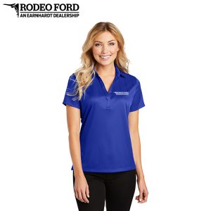 Rodeo Ford Port Authority Women's Performance Fine Jacquard Polo (L528)