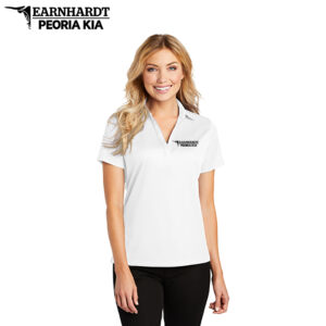 Earnhardt Peoria Kia Port Authority Women's Performance Fine Jacquard Polo (L528)